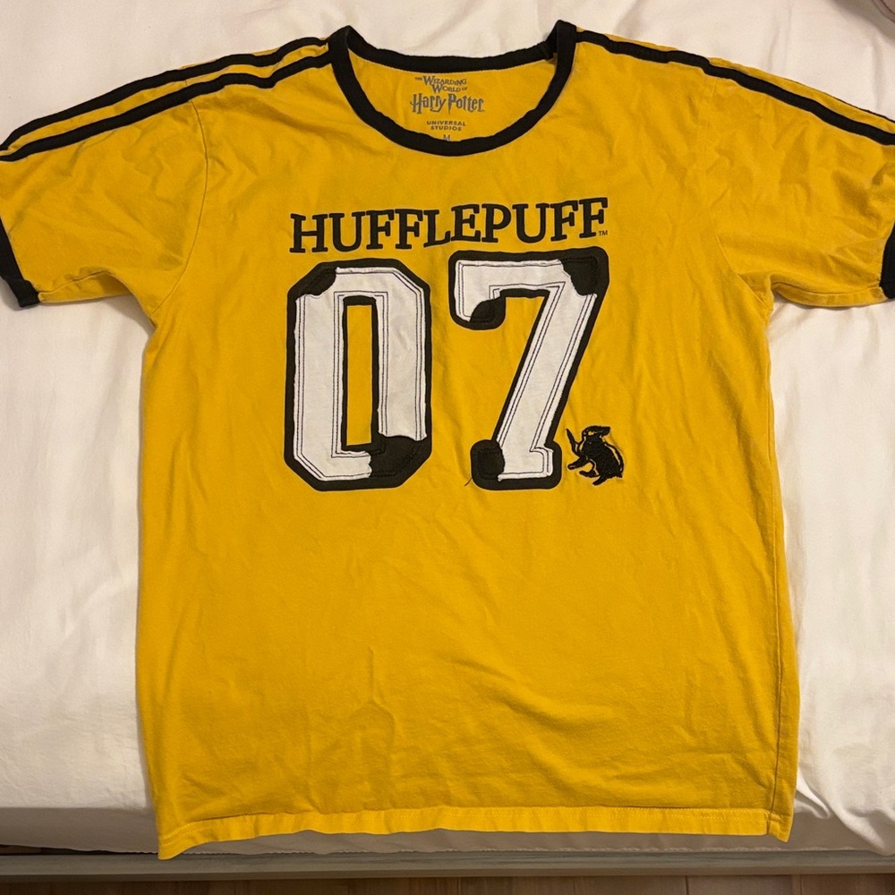 Yellow Harry Potter Hufflepuff Diggory Graphic T-Shirt